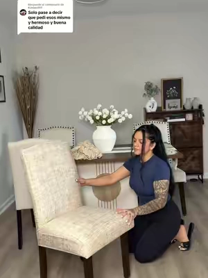 Respuesta a @Kimberli89 los forros universales elásticos más bonitos para tus sillas #forrosparasillas #forrosdesillas #chaircover #cobertoresparasillas #fundasparasilla 