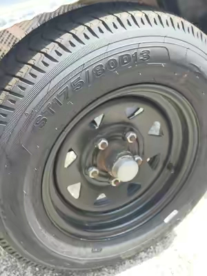 Upgrade your trailer with a fresh set of tires and rims ready to bolt on. This 2-pack of ST175/80D13 trailer tires features a 5-lug 4.5-inch bolt pattern, 6PR Load Range C construction, and 13-inch wheels for utility, boat, camper, and cargo trailers. #TrailerTires #TrailerWheels #UtilityTrailer #TikTokShopCreatorPicks #TikTokshopbacktoschool 