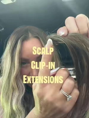 Color: 3/8/613🫶🏼 #hairextensions #clipinextensions 