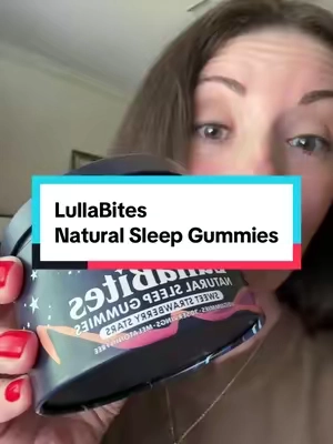 @Lulla Natural Sleep Gummies are my non negotiable every night. 2 of these natural sleep gummies have me falling asleep in about 20 minutes. They have valerian root in them and they taste like a sweet treat! Individual results may vary. #lullabites #sleep #perimenopause #over40 #naturalsleep 