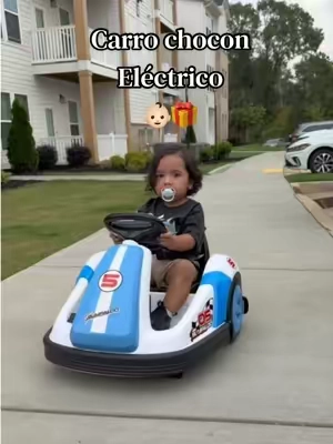 El mejor regalo para los pequeños del hogar Carro chocon eléctrico 👶🏻 #bumper #electriccar #bumpercars #toddler #giftsforkids @Dripex Baby 