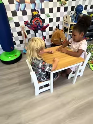 A kids’ table set they’ll actually use for YEARS! 🪑✨ This solid wood kids table and chair set features a sturdy, durable design made for everyday play, crafts, coloring, snacks, and more. Plus, it’s easy to assemble—perfect for creating a little space of their own! 🧸🏡 #KidsTable #KidsFurniture #PlayroomEssentials #KidsRoom #MomFinds