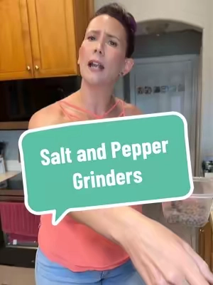 These salt and pepper grinders are a must in th kitchen @MiaoMils #saltandpepper #kitchen 