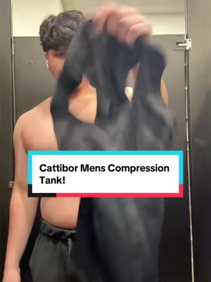 cheat code unlocked..😮‍💨  #cattibor #compressiontank #mensshapewear 