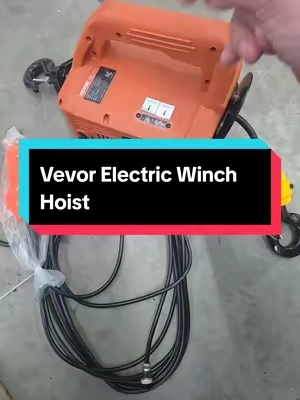 Lift heavy loads with confidence using the VEVOR Electric Hoist Winch. Designed for garages, workshops, warehouses, and job sites, it features a powerful motor, wired remote control, durable steel cable, and sturdy construction to help make lifting and moving equipment, tools, and materials easier. #ElectricHoist #VEVOR #Winch #GarageTools #WorkshopTools 