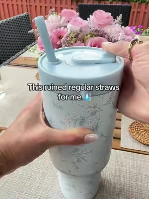 🌸🥤 A cute tumbler that’s actually made for everyday use. This insulated tumbler has a handle, reusable straw, and a leak-resistant lid with a cover that helps keep the straw protected when you’re not using it. Perfect for water, iced coffee, or whatever you’re sipping throughout the day. #TumblerCup #InsulatedTumbler #ReusableTumbler #CupWithHandle #EverydayEssentials insulated tumbler with handle tumbler with straw leak resistant tumbler reusable tumbler cup cute insulated cup