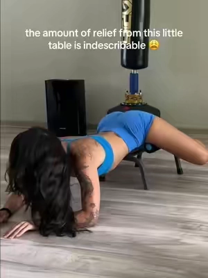 much needed after a long day of sitting  #backstretch #fitnessrecovery #posture #mobility #miniinversiontable 