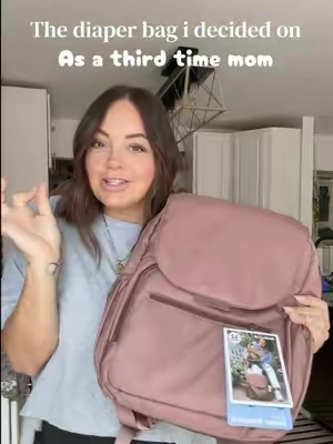 Starting over again as a third time mom - this is such a perfect sized diaper bag!  #joolbabyproducts #joolbaby #diaperbag 