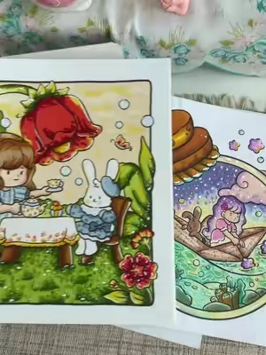 Once you learn the techniques, you'll be making beautiful pictures#TikTokShopCreatorPicks #TikTokshopbacktoschool #BackToSchool #coloringtutorial 