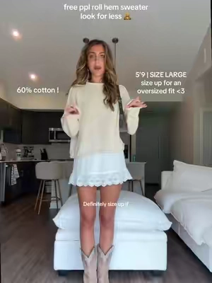 love how affordable this is!! you can build so many outfits w a sweater like this, in loveee<3