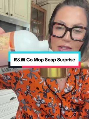 Highly scented mop soap was not on my bingo card for making me actually enjoy mopping, but here we are. R&W Co. Highly Scented Mop Soap leaves the floors clean and makes the whole house smell so good after. #RWCo #MopSoap #CleanHome