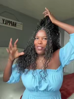 Una peluca que se pued lavar que no necesitas pegamento y es super facil de poner #bohobraids #wig #bohowig #frodiohair 