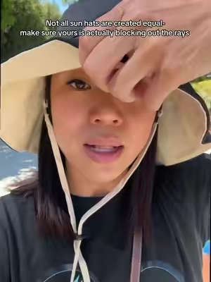Prequel wide brimmed hat is UPF 50+ and block at least 98% of the UV rays, allowing only 1/50th of the rays to pass through. #sunhat #sunblock #sunprotection #hat #summerhat 