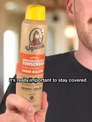 Don't forget, Squatch has you COVERED #drsquatch #sunscreen #natural