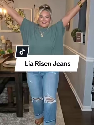 The Viral Lia Risen Jeans are back in stock for Fall🤎🍂@Wild Oak Boutique #jeans #risenjeans #falloutfits #TikTokshopbacktoschool 