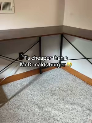 Literally so cheap #lshaped #affordable #gaming #desk #tiktokshop 