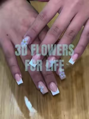 The best gel I’ve ever tried #3dnailart #3dflowers #moldinggel #nailtok #ad 