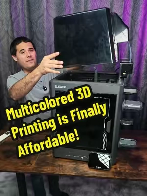 multicolored 3D Printing is Finally Affordable for everyone! #3d #DIY #3dprinting #backtoschool #TikTokshopbacktoschool 