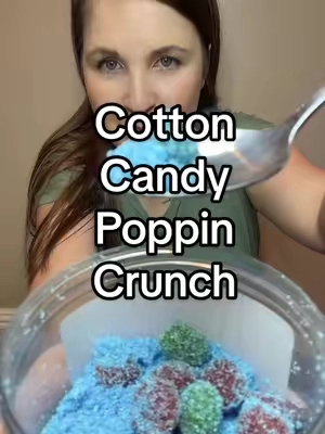 Cotton candy coated gushers!!! 🤩 #poppincrunch #cottoncandygushers #coatedgushers #powderedgushers 