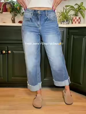 #jeans #womensjeans #midrisejeans #fallclothes #fallessentials 