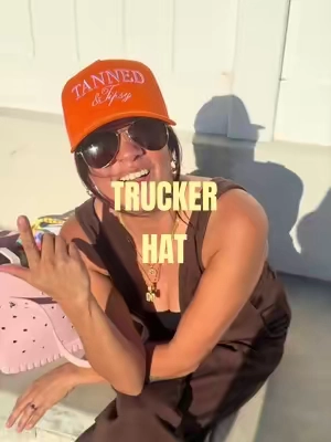I’ve never felt more personally attacked by a hat 😂🍸☀️ TANNED & TIPSY?! Say less. The color, the fit, the saying… this is officially my summer personality in hat form. 🧢 #TannedAndTipsy #SummerHat #TruckerHat #BackToSchool #TikTokshopbacktoschool 