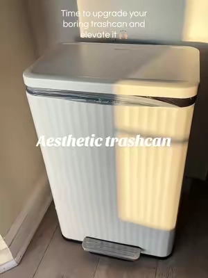Had this baby for almost a year and still looks brand new ✌️#trashcan #homedecor #aesthetic 