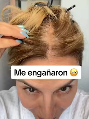 Me engañaron 😬 #canas #grayhair #graycoverage #rootcoverup #tiktokshopcreatorpicks  