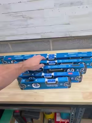 A level for every job. This 6-piece magnetic level set gives you 12", 16", 20", 24", 32", and 40" sizes with easy-read 45°, 90°, and 180° bubbles for framing, installs, DIY projects, and more. #MagneticLevel #LevelSet #HandTools #TikTokShopCreatorPicks #TikTokshopbacktoschool 
