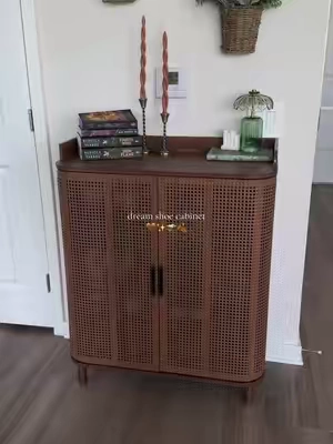 it’s perfect ☁️🤎🧺✨ #shoecabinet #storage #storagehacks #shoestore #Home 
