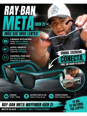 Con estos lentes grabo mis videos POV #raybanmeta #rayban #metaglasses 