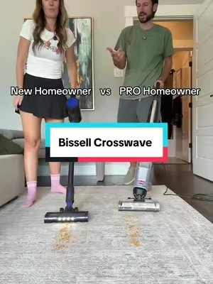 Finally a VacMop that self cleans and you can use on your carpets #bissellcrosswave #vacmop #vacuummop #mop #tiktokshopcreatorpicks 