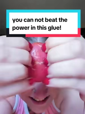 This glue really is this good!Yall be using yellow and gold potatoes. red potatoes are the hardest! @Curvlife #curvelifeglue #cementglue #nailglue #backtoschool 