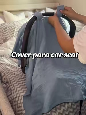 El cover que vas a necesitar si o si para el car seat de tu bebé 👶🥰🥰 #cover #babyfinds #momfinds #muslin #carseat  