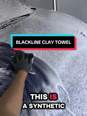 Claying your vehicle is super important that way your paint looks better #fyp #cardetailing #clay #blackline #TikTokshopbacktoschool @Blackline 