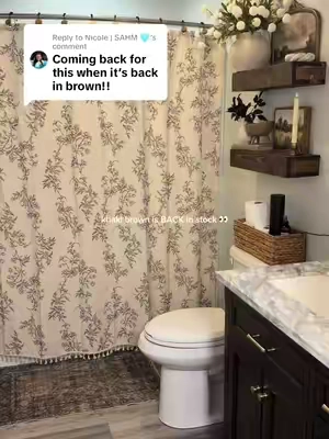 Replying to @Nicole | SAHM 🩵 Okay, I can finally say it… the color everyone wanted is BACK 🤎 If you’ve been waiting on the khaki brown this is your sign!  #T#TikTokShopCreatorPicksT#TikTokshopbacktoschoolH#HomeFindsH#HomeDecorShowerCurtain
