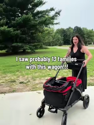 The wagon that makes family outings SO much easier 🙌 Easy to fold, tons of room, and without the luxury wagon price tag. #BabyTrend #BabyWagon #MomFinds #ToddlerMustHaves #TikTokShopCreatorPicks