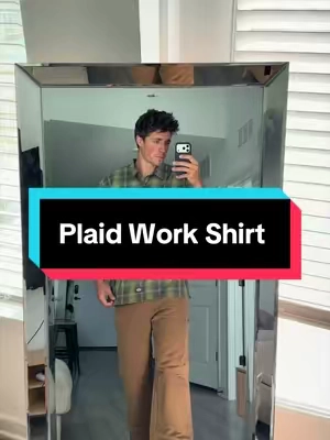 Men’s Work Shirt #flannel #mensworkwear #plaidshirt @Dickies 