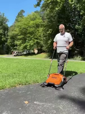 VEVOR Push Sweeper Makes Cleanup Fast and Easy #TikTokShopCreatorPicks #BackToSchool #VEVOR #PushSweeper #OutdoorCleaning @VEVOR Store 