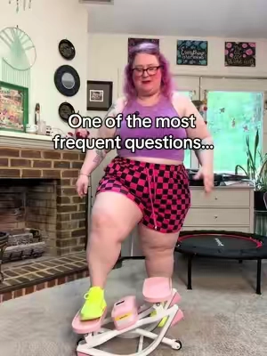This works, the glutes the legs, the core, you can even incorporate your arms! #Stairstepper #RockStepper #PlusSizeFitness #HomeworkOut #TikTokshopbacktoschool 