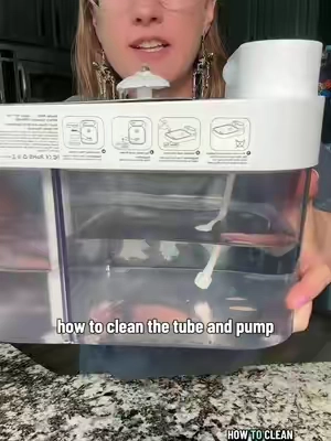 Replying to @stella4star🌟 this is what we use to clean the tube and pump #catwaterfountain #catfountain #BackToSchool #TikTokshopbacktoschool #sohochic 