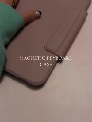 ok ok, I know the one I posted before was still pricey so here is an even LESS expensive option for a magnetic keyboard case my friends! Does not float but it’s still a less pricey option compared to the Apple Magic Keyboard for iPad.  #ipadcase #keyboardcase #keyboardasmr #asmrsounds #techfinds 