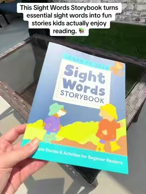 Reading confidence starts at home. ❤️📚 This Sight Words Storybook turns everyday reading practice into fun, simple stories that help kids recognize important words, build confidence, and actually enjoy learning to read. ✨ #SightWords #LearnToRead #ReadingForKids #EarlyLearning #KidsBooks 