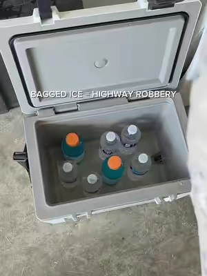 If you go through a lot of ice, this is the way to go. 🧊 Perfect for keeping coolers loaded without constantly running out for bags of ice. #icemaker #icemachine #cooler #Outdoors #tiktokshop 