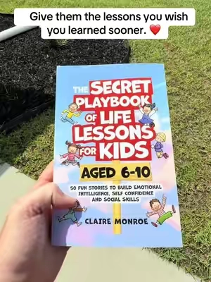 Some lessons are too important for kids to learn the hard way. ❤️📚 This book helps turn everyday situations into meaningful conversations about friendships, emotions, choices, communication, and growing up with confidence. #Parenting #LifeSkillsForKids #RaisingKids #KidsBooks #ParentingTips 