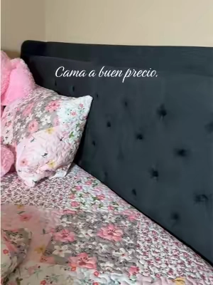 Aprovecha el precio increíble que tiene esta cama con cabecera tapizada #cama #camas #camasmodernas #tiktokshop #blackfriday 