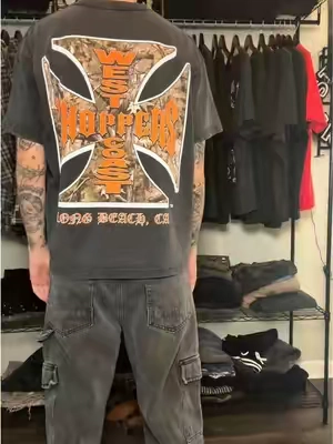 west coast choppers too clean 🧼 #westcoastchoppers #fashion #y2k #outfit #shirt @Tillys 