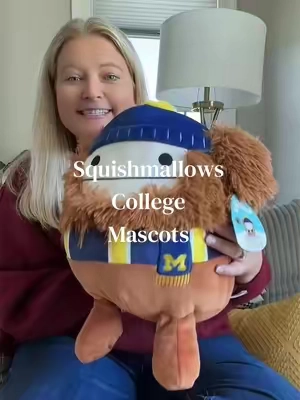 These college mascot Squishmallows are simply amazing!  #ncaafootball #CollegeFootball #squishmallow #squishmallowcollector #squishmallowhunting 