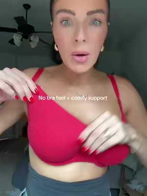 Soft stretchy and supportive. This bra is perfect for all body types. #bra #balconettebra #tshirt #womensfashion #styletips 