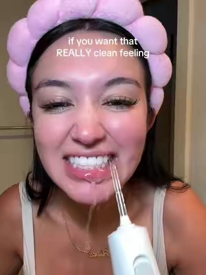 my teeth & mouth have never felt cleaner 🦷🫧 #waterpik #mouthcare #oralcare #waterflossing #tiktokshopcreatorpicks @Water Pik, Inc. 