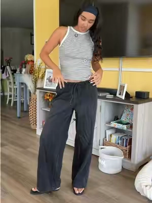 SO comfy @H&M #jeans #sweatpants #baggyjeans #sweats #falldealsforyou 